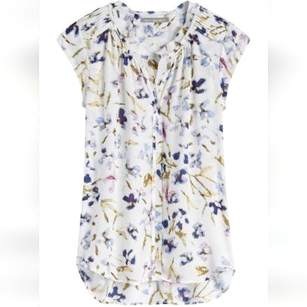 Daniel Rainn Bernal Split Neck Blouse